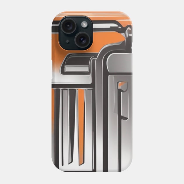 Abstract Sci-Fi Pistol Design No. 811 Phone Case by cornelliusy