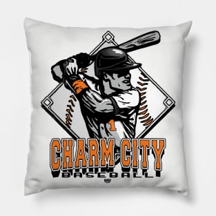 Charm City Baseball Forever Diamond Pillow