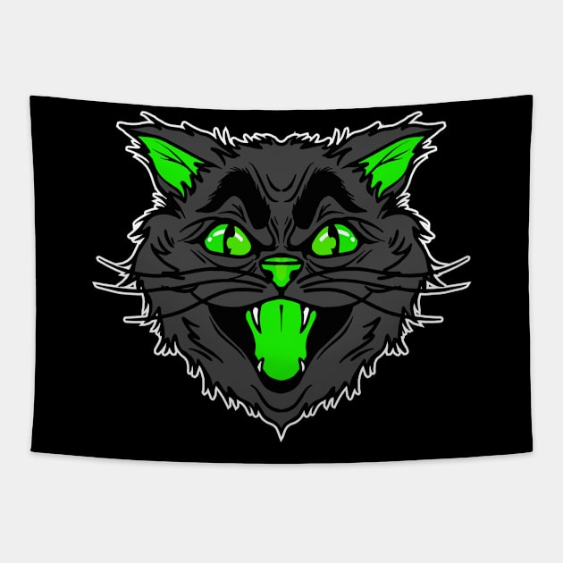 Scaredy Cat Tapestry by futiledesigncompany