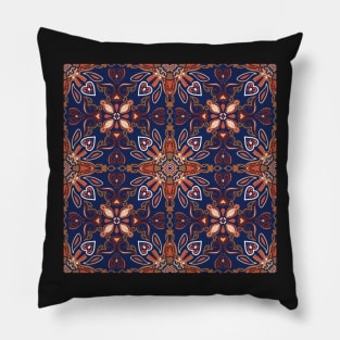 Radial flower pattern Pillow