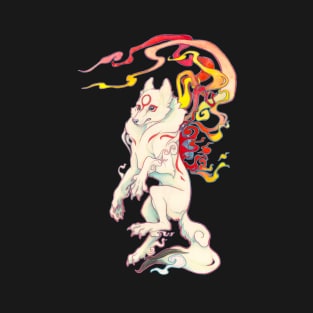 'Painted Warrior' Amaterasu plain T-Shirt