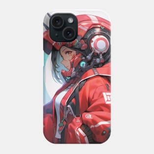 Red Anime PIlot Phone Case