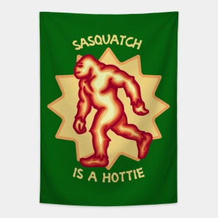 Sasquatch Is A Hottie Tapestry