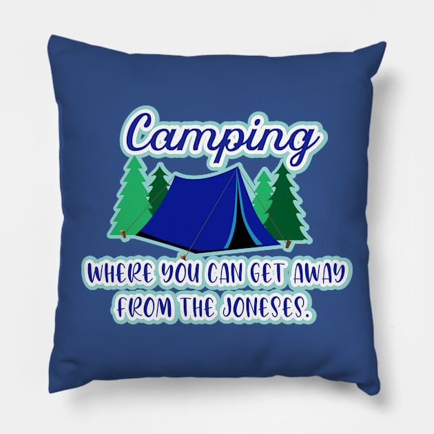 Camping Pillow by FamilyCurios