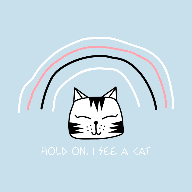 hold on i see a cat by Aeswie