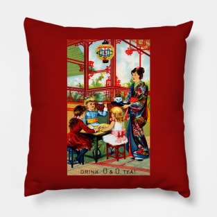 Vintage O and O Tea Pillow