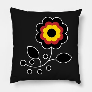 Ojibwe Flower Beadwork Indigenous WAWEZHI CANADA Pillow