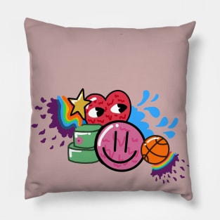 Graffiti doodle Pillow