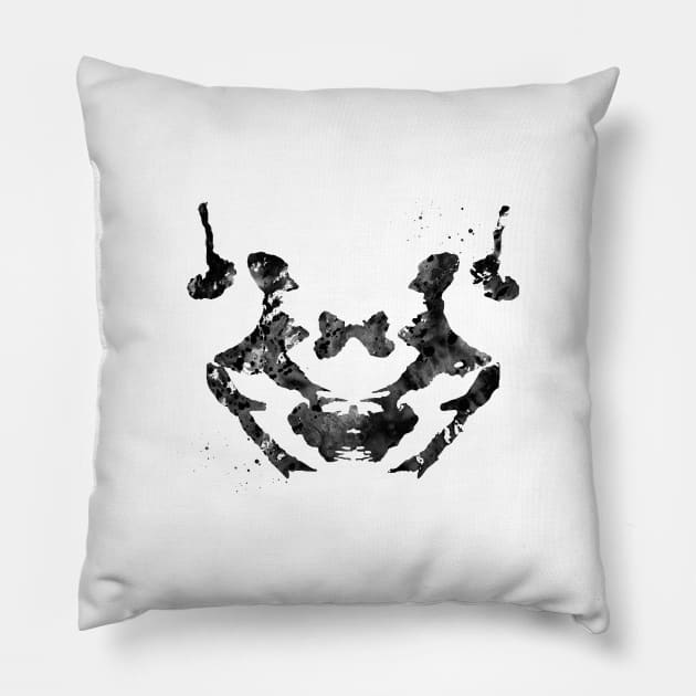 Rorschach inkblot test Pillow by erzebeth