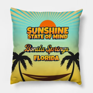 Bonita Springs Florida - Sunshine State of Mind Pillow