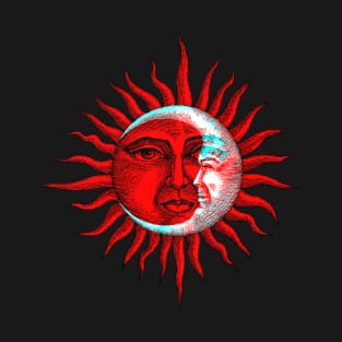 Eclipse Interactive Red&Blue Filter T-Shirt T-Shirt