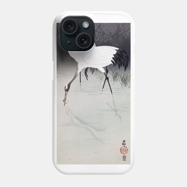 Crane by Ohara Koson Phone Case by topower