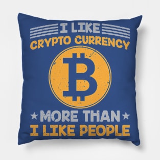 Crypto Over People Pillow