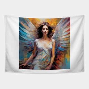 Anne Hathaway as an angel Tapestry