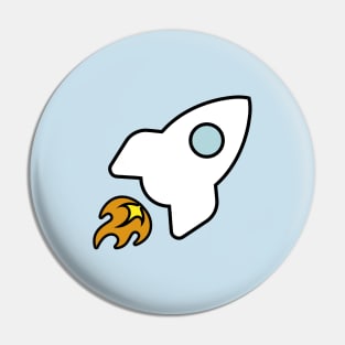 Happy Rocket Pin