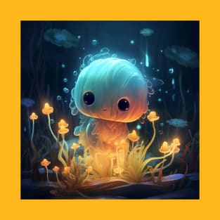 Lumalee - Cute little bioluminescent character for kids T-Shirt