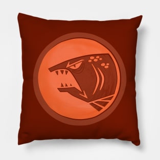 TDI Ferocious Trout's logo Pillow