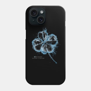 Water illustration “Lucky clover“ Phone Case