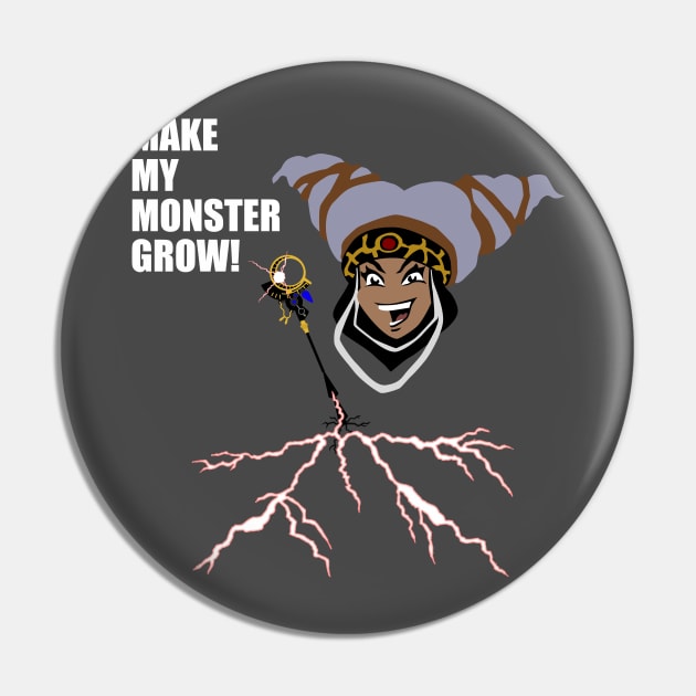 Make My Monster Grow Pin by willsbigbaldhead