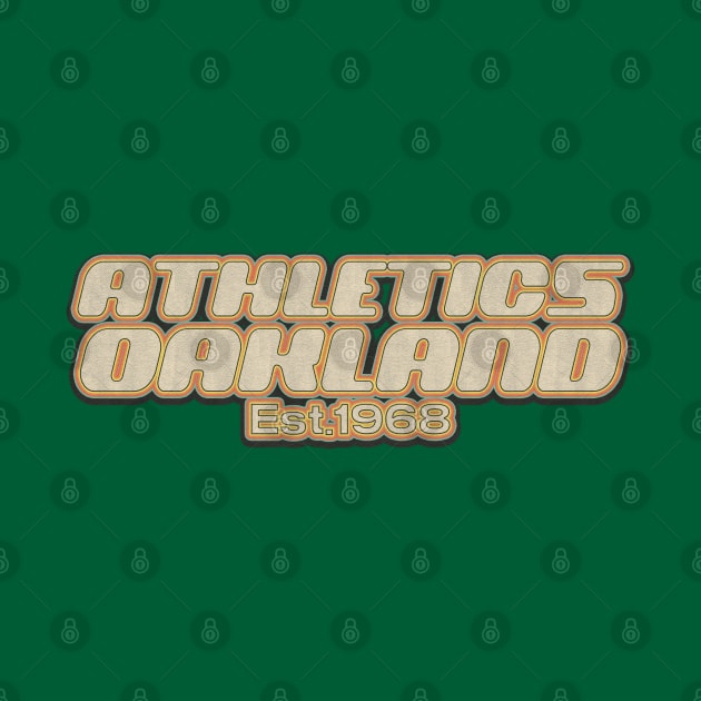 Oakland Athletics  / Old Style Vintage by Zluenhurf