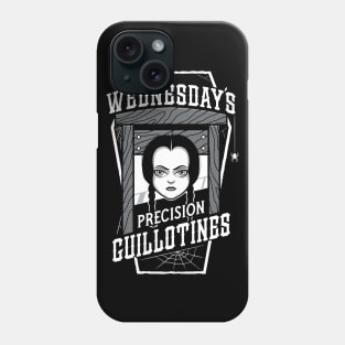 Wednesday's Guillotines - Creepy Cute Goth - Spooky Vintage Coffin Phone Case