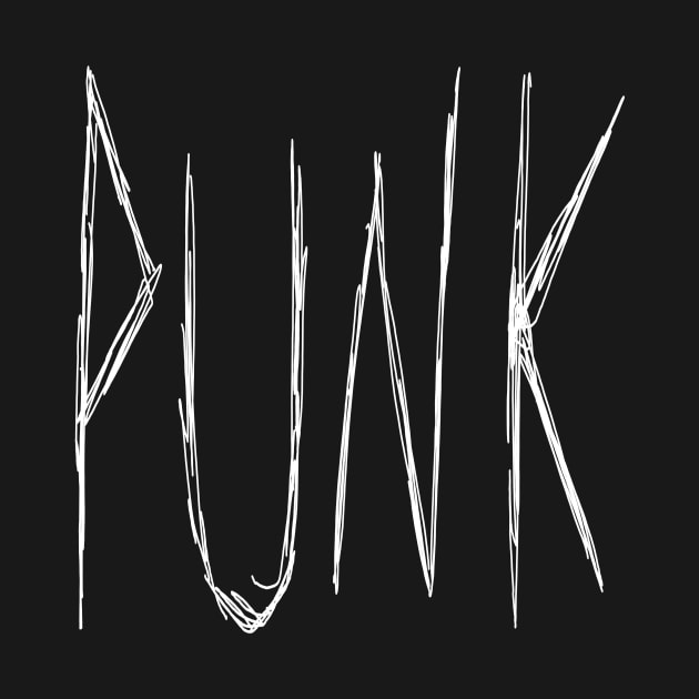 Dark and Gritty Punk Text Design (white) by MacSquiddles