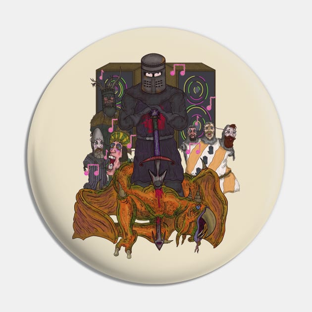 The Black Knight Pin by Wader Salad