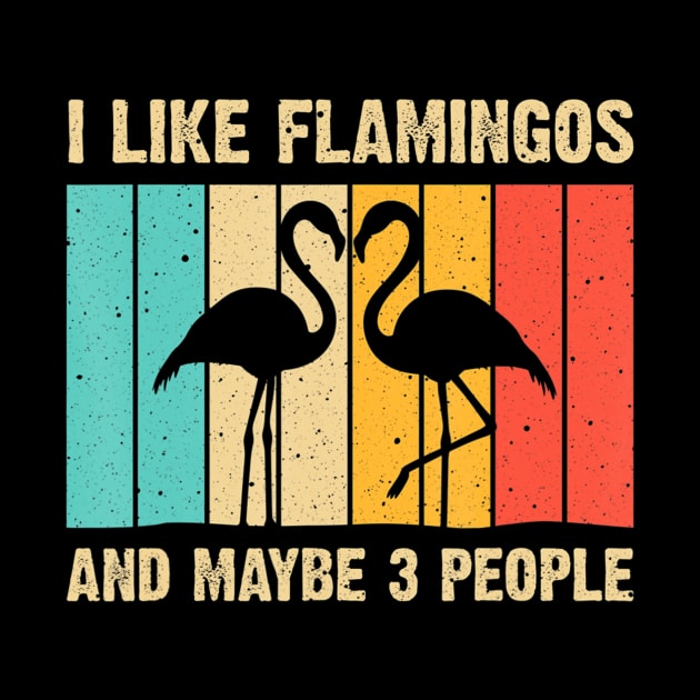 Funny Flamingo Design Pink Flamingo Bird Lovers by Zak N mccarville