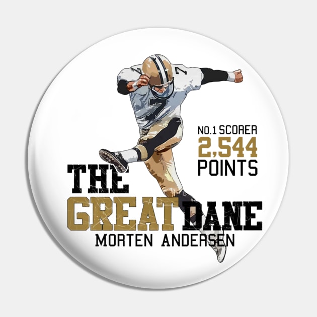 Morten Andersen New Orleans Stance Pin by MASTER_SHAOLIN