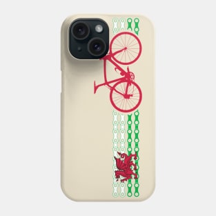 Bike Stripes Wales (Chain) Phone Case