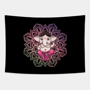 Ganesh Mandala Tapestry