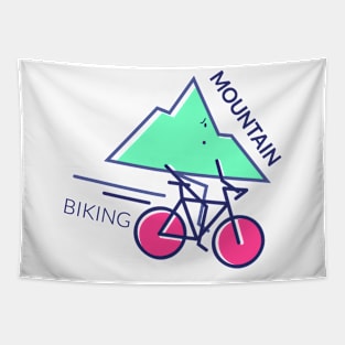 Mountain Biking Tapestry