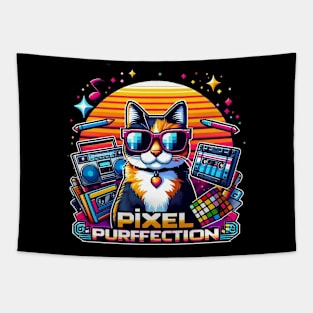 Pixel purffection Tapestry