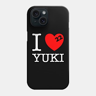 I Love Yuki Phone Case