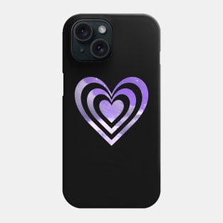 Pink Sky Heart Shape Phone Case