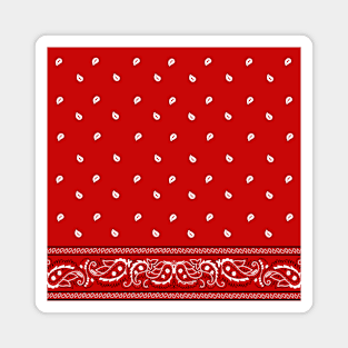 Red Bandanana Magnet