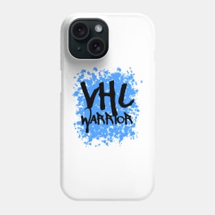 VHL Warrior - Von Hippel-Lindau Disease Design - Graffiti Style - Blue Phone Case