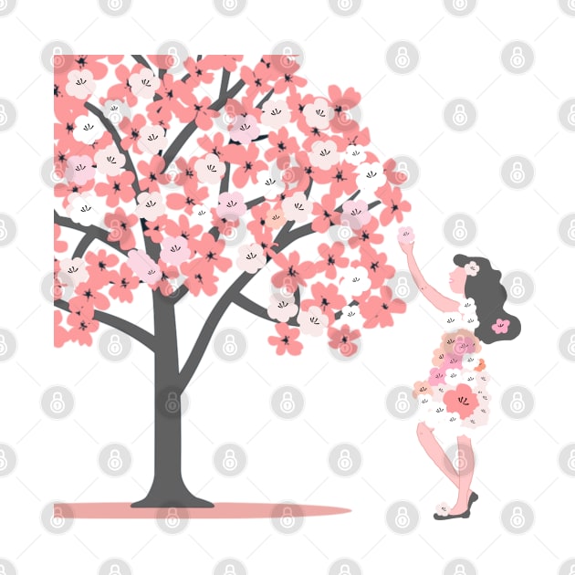 cherry blossom tree by zzzozzo