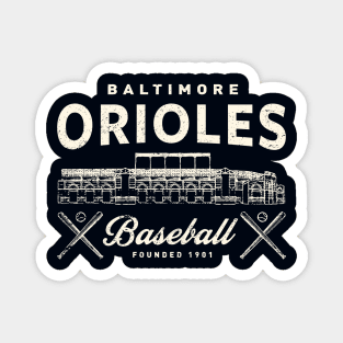 Baltimore Orioles Stadium by Buck Tee Originals Magnet