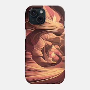 Antelope Canyon Navajo Abstract Phone Case