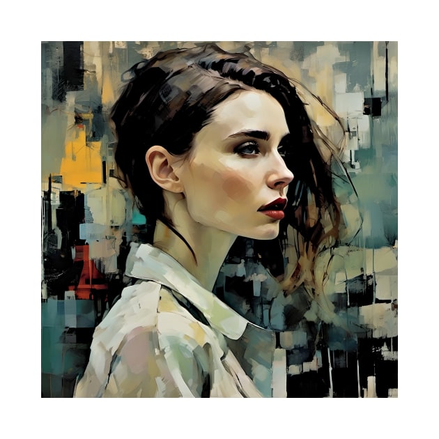 portrait of Rooney Mara by bogfl