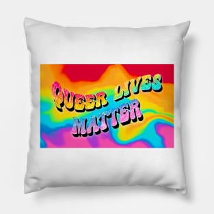 queer lives matter Pillow