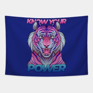 Know your power - Vaporwave Tapestry