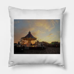 Winter Wonderland Hyde Park evening London Pillow