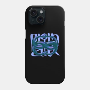 Snakes (blue) Phone Case