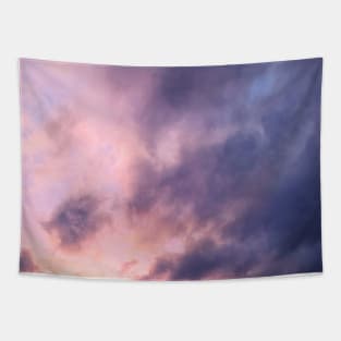 Purple Stormy Sky Photo Tapestry