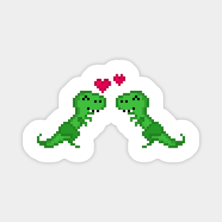 Dino Love Magnet