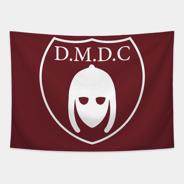 DMDC - Detectorists Badge - White Tapestry by InflictDesign