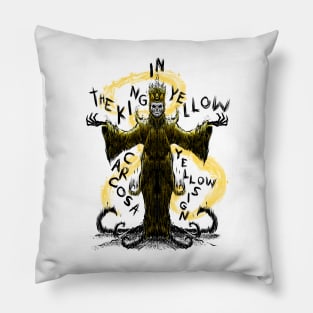 The Reign of Madness: Hastur The King in Yellow Design Pillow