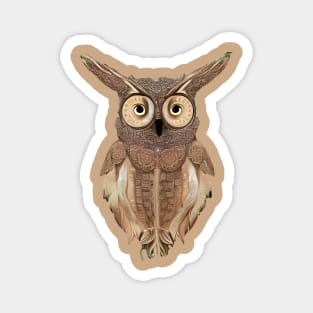 Image of cute owl - symbol of wisdom Magnet